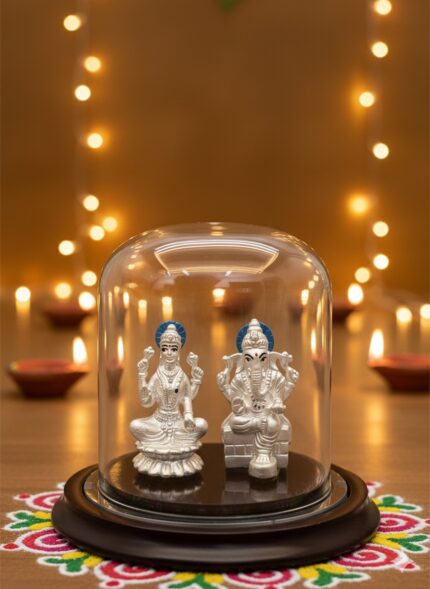 925 Silver Lakshmi Ganesh Murti