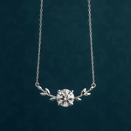 Silver Midnight Elegance Necklace For Women
