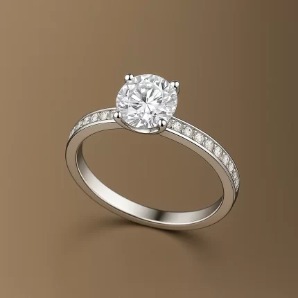 Silver Diamond Bliss Single Line For Women